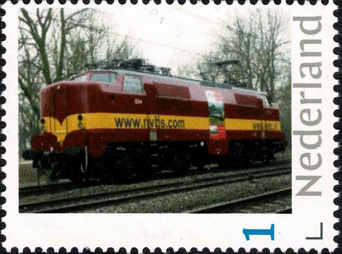 year=2019, Dutch personalised stamp with Dutch loco